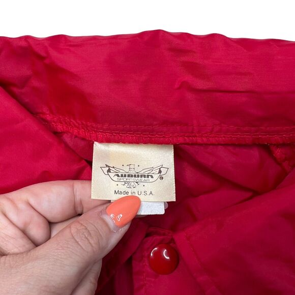 Vintage Teamsters Team of 88 Zip Up Lightweight Windbreaker Jacket Red Adult XL - Picture 7 of 7